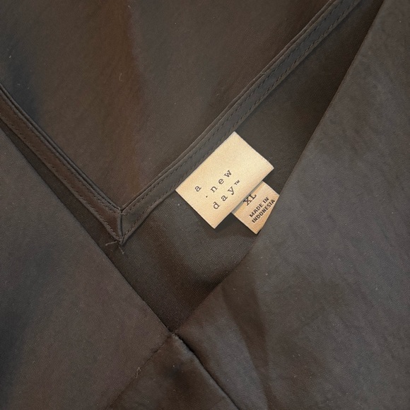 A New Day V-Neck Slip Midi Dress in Black - Picture 11 of 12